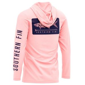 Camiseta de Manga Larga con Capucha Personalizada Sublimada en Blanco de Alta Visibilidad para Niñas, Niños, Mujeres y Hombres, Protección UPF 50 UV para Pesca - Product Image 5