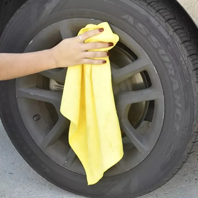 Colorful Microfiber Towel Car Wash Cloth Car Cleaning Cloth Decorated Microfiber Cleaning Cloth