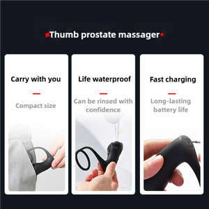 Precio de fábrica <span class=keywords><strong>original</strong></span> de silicona recargable de goma pene vibrador anillo vibrador tapón Anal juguetes para juguetes sexuales anales - Product Image 6