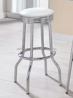 Ensemble moderne table et chaises de bar haut Mobilier en métal design pour cuisine Hôtel Salle de sport Entrée Cave à vin Hôpital ou villa