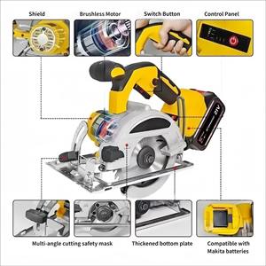 <span class=keywords><strong>Scie</strong></span> <span class=keywords><strong>circulaire</strong></span> électrique <span class=keywords><strong>sans</strong></span> <span class=keywords><strong>fil</strong></span> <span class=keywords><strong>sans</strong></span> <span class=keywords><strong>fil</strong></span> 7 pouces 18V/21V <span class=keywords><strong>Scie</strong></span> <span class=keywords><strong>circulaire</strong></span> à bois et à coupe méta alimentée par batterie - Product Image 4