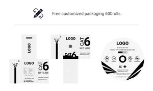 De Buena Calidad Directamente de Fábrica CSA FT4 Azul Gris <span class=keywords><strong>Malta</strong></span> Longitud <span class=keywords><strong>para</strong></span> CCTV CAT6 Cable Máxima Velocidad Proveedor - Product Image 3