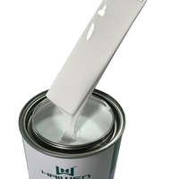 Polyuréthane acrylique UV 1K blanc mat peinture de voiture laque liquide revêtement Goofer blanc 1K couleur voitures bateaux application de pulvérisation
