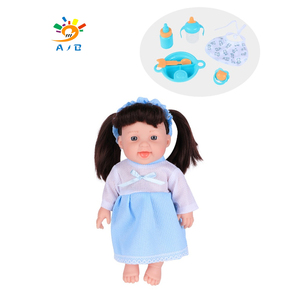 Muñeca <span class=keywords><strong>Reborn</strong></span> AJB de 13 Pulgadas para Niñas, Bebé Recién Nacido, Carrito, Cuerpo Completo Sólido de Silicona de 13 Pulgadas, Biberón, Juguete de Moda para Casa de Muñecas - Product Image 5