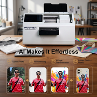 Imprimante à plat UV automatique PodNEX AI, encre UV, CMYK, impression personnalisée de coques de téléphone, machine de vente automatique, coques de téléphone personnalisées