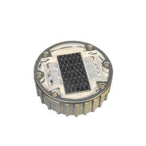 Tachuelas LED Solares de Alta Visibilidad para Carreteras, con Luces Intermitentes Integradas, para Pavimento, para Autopistas - Product Image 1