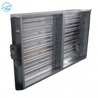 Vanne de régulation de volume motorisée flexible antidéflagrante pour conduits d'air, pour usage hospitalier