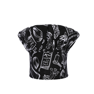 Chapeau de travail plissé pour cuisinier d'hôtel, chapeau en tissu pour pâtisserie, usine alimentaire, champignonnière, chapeau de chef blanc pour hommes et femmes - Product Image 5