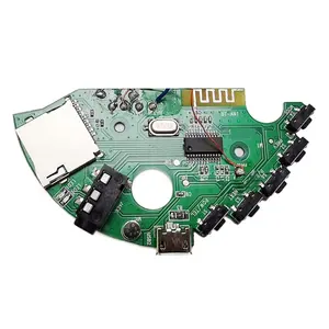 مخصص سماعة رأس لاسلكية الوجهين Pcb مجموعة لوحة دوائر سماعات رأس لاسلكية PCBA الصانع