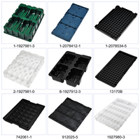 Composants électroniques TPU + ABS de haute qualité emballant le plateau de stockage de plateau ESD plateau en plastique antistatique