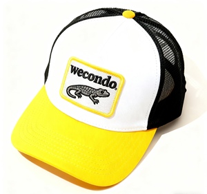 Mô hình hợp thời trang mùa hè ngoài trời <span class=keywords><strong>Trucker</strong></span> <span class=keywords><strong>Hat</strong></span> 3D thêu vá lưới thoáng khí phổ biến Unisex chống nắng nhân vật - Product Image 3