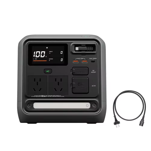 Lightweight Mini Power Station 1024Wh Lithium Battery Solar Generator 1000W for CPAP Road Trip Fishing