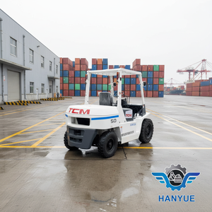 Truk Forklift Diesel Bekas TCM 5 Ton FD50 Mesin Isuzu Garansi 6 Bulan - Product Image 1