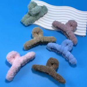 คลิปกรงเล็บตุ๊กตาน่ารักสไตล์เกาหลีลุคไฮเอนด์เหมาะสำหรับฤดูใบไม้ร่วงและฤดูหนาวเหมาะสำหรับ updos 12ซม. คลิปขนครึ่งกรงเล็บ - Product Image 2