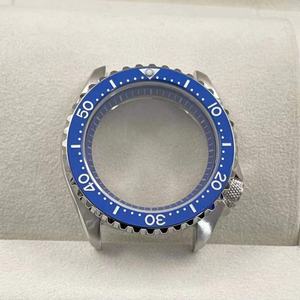 Boîtier d'accessoire de montre 42 mm, verre saphir, anneau en céramique, boîtier en acier inoxydable luminescent, anneau d'ombre intérieur en cuivre - Product Image 2