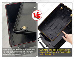 Caja de Batería LFP DIY Negra LiFePO4 4S <span class=keywords><strong>12V</strong></span> 280/300/314Ah Material ABS Caja de Batería para Almacenamiento de Energía Solar - Product Image 6