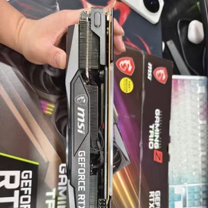 Carte graphique de jeu pour ordinateur de bureau <span class=keywords><strong>MSI</strong></span> GeForce RTX3070 8G LHR <span class=keywords><strong>GAMING</strong></span> <span class=keywords><strong>Z</strong></span> TRIO 3 ventilateurs, d'occasion, entièrement testée - Product Image 2