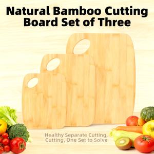 Planche à découper rectangulaire en bois avec poignée pour la cuisine à domicile et au restaurant, pour légumes, viande, <span class=keywords><strong>fromage</strong></span>, pain, <span class=keywords><strong>plateau</strong></span> de <span class=keywords><strong>charcuterie</strong></span> - Product Image 5