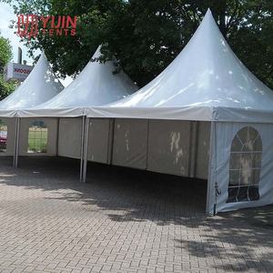 Tente Pagode Personnalisée d'Extérieur 6mx6m en Aluminium Durable avec Toit Haut en PVC pour Festival Arabe - Product Image 1