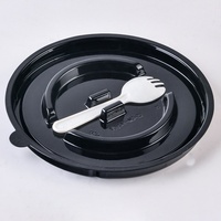 Boîtes à gâteaux rondes en plastique PET de 6 pouces, jetables, pour desserts, mousses, avec couvercle transparent en dôme – Vente chaude