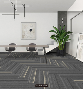 Dalles de moquette faciles à installer et à nettoyer pour la décoration intérieure des bureaux, des salles de banquet, des hôtels, moquettes commerciales en PP - Product Image 2