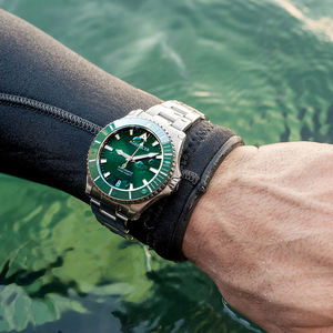 Shagelocer-montre automatique pour hommes, étanche, 2022 m, mécanique, saphir, avec déploiement lumineux, pour plongée, 2202E9, nouvelle collection 100 - Product Image 5