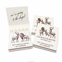 Boîtes d'allumettes personnalisées pour mariage, avec logo imprimé, pour souvenir de mariage