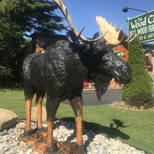 Sculptures d'animaux modernes en <span class=keywords><strong>bronze</strong></span>, grande <span class=keywords><strong>sculpture</strong></span> en métal - Product Image 2