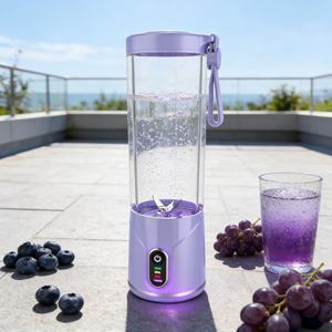 2000mAh USB Rechargeable Portable Juicer One-Touch Operation 550ml 6 Blades Food Grade BPA Free Leak Proof Smoothies Maker - Product Image 1