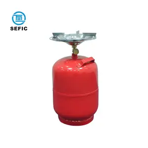Ev pişirme kullanımı LPG gaz tankı 2KG Mini LPG silindir taşınabilir 1 3 KG taşınabilir ukrayna toptan