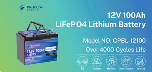 Propow Lead Acid <b>Batteries</b> Replacement <b>12V</b> 100Ah <b>Battery</b> for Marine Solar - Product Image 4