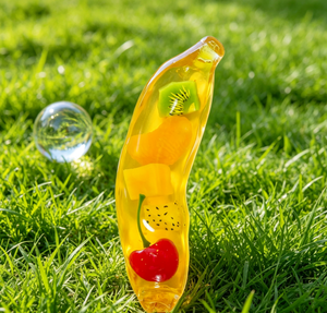 New Style Banana Shape Handmade Malleable Plastic Bubblegum Coconut Oil Squishy Jelly <b>Ball</b> Relief Stress Toy Funny <b>Squeeze</b> Toy - Product Image 4