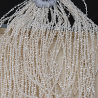 Collier semi-fini en perles d'eau douce naturelles baroques à fort lustre, mini-pétales, vente en gros, bijoux DIY pour femmes