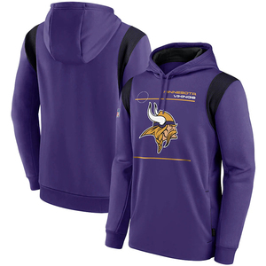 Ventes en gros de sweats à capuche en sublimation pour garçons, vestes noires Viking pour équipes et sweats à capuche Minnesota Vikings pour hommes grandes tailles - Product Image 3