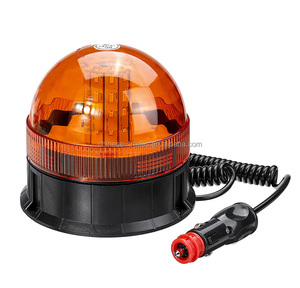 Lampe de signalisation rotative à LED ambre à profil bas, magnétique, avec fonction stroboscopique - Product Image 3