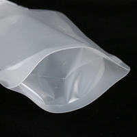 Pochette pour boisson liquide transparente debout avec bec 8 oz pochette pour boisson étanche sac en plastique pour eau