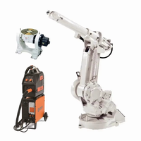 Machine de soudage robotisée Bras robotisé IRB 1410 MIG TIG MAG Manipulateur de soudage robotisé avec soudeur Megment