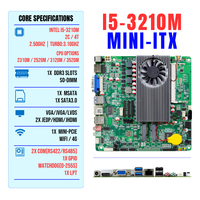 Nouvelle carte mère industrielle Mini ITX Intel Core I5-3210M 2310M DDR3 SO-DOMM 2 COM RS485 RS422 Hardware Watchdog GPIO Mini PCIe