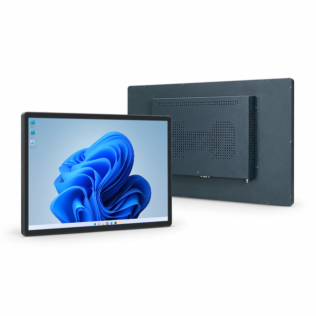 Commercial Business 15.6 21.5 Inch Touch Screen Monitor 16:9 FHD Capacitive Touch Display Slim Aluminum POS Monitor for Office
