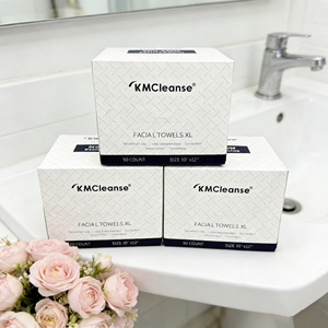 <span class=keywords><strong>Serviette</strong></span> de Visage en Coton Bio XL Jetable Écologique et Biodégradable, Couleur <span class=keywords><strong>Orange</strong></span>, pour Voyage, Soins de la Peau, Spa et Démaquillage - Product Image 5