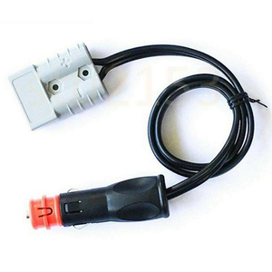 High Current 50A Amderson Connector Style Plug to Male <strong>Cigarette</strong> Plug Socket 15A Adapter Cable <strong>Extension</strong> <strong>Lead</strong> - Product Image 2