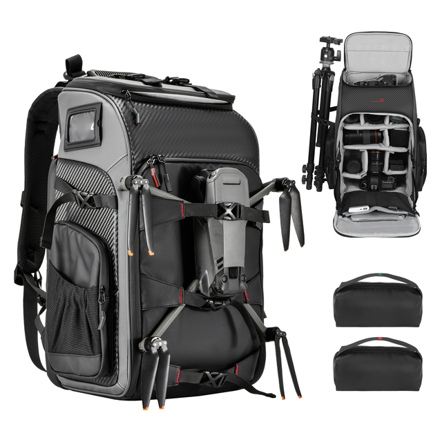 40L FPV Racing Equipment Backpack Outdoor Travel Carrying Bag for DJI RC Gear and Camera Accessories