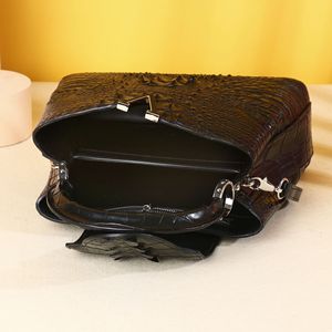 Sac à main femme nouveau motif crocodile tendance et élégant - Product Image 5