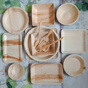 Areca Leaf plate Oblong Palm Leaf Platter For Sushi Rolls Brownie <b>Bites</b> And Party Appetizer Display - Product Image 6