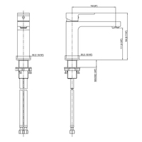 Robinet mitigeur d'eau en laiton, mitigeur de salle de bains standard british robinet en laiton