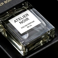 Boîte à parfum rigide noire de luxe personnalisée avec insert ajusté pour présentation