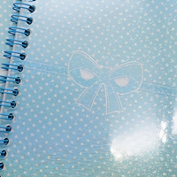 Carnet de composition à feuilles mobiles personnalisable et gaufré, cahiers créatifs portables pour étudiants, livre d'autocollants réutilisable pour les devoirs