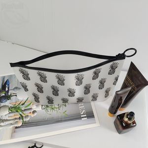 Logotipo impreso personalizado resellable claro grueso joyería colgante pendiente pequeño transparente esmerilado embalaje de plástico cremallera bolsa de PVC - Product Image 4