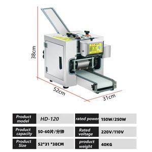 Machine commerciale automatique d'emballage de peau de boulette de table/momo/wonton/<span class=keywords><strong>shumai</strong></span>/boulette de crevettes - Product Image 4
