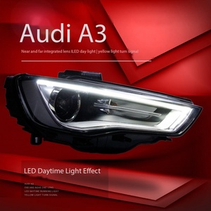 Faros Delanteros Modificados para Automóvil, Lámpara Delantera de Xenón, Luces LED de Conducción Diurna para Audi A3 2013-2016 - Product Image 2
